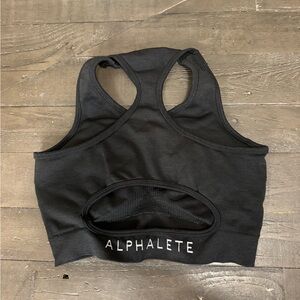Alphalete Black Racerback Sports Bra